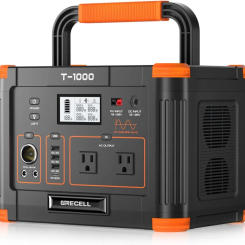 999Wh Solar Generator 1000W Portable Power Station with 60W USB-C PD Output 110V Pure Sine Wave AC Outlet Backup Lithium Battery