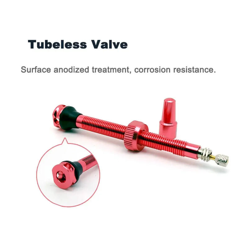 Description Picture 3 of item1Pair Ridenow Tubeless Valve 45/65/85mm Bicycle Presta Valve Aluminum Alloy Valve Tubeless Road Bike MTB Gravel Bike Accessories