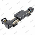 mjunit Exhibition Hall Linear LED Interactive Matrix 6 panel open close door synchronous belt module guide rail Multi screen up