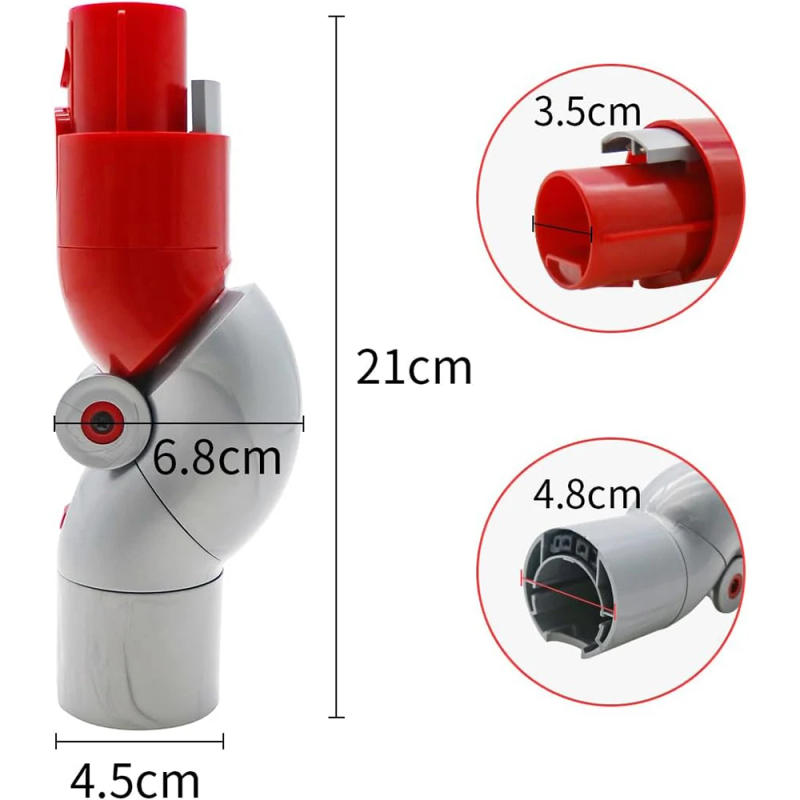 Description Picture 2 of itemLow Adapters For Dyson V7 V8 V10 V11 V15 Vacuum Cleaner Parts Quick Release Adaptor Tool Bottom Adapter Cleaning Tool Parts