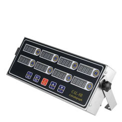 Commercial Eighth 8 Channel Key Kitchen Timer Digital Timing Shaking Reminder Loud Alarm Count Up Cooking Countdown StopWatch