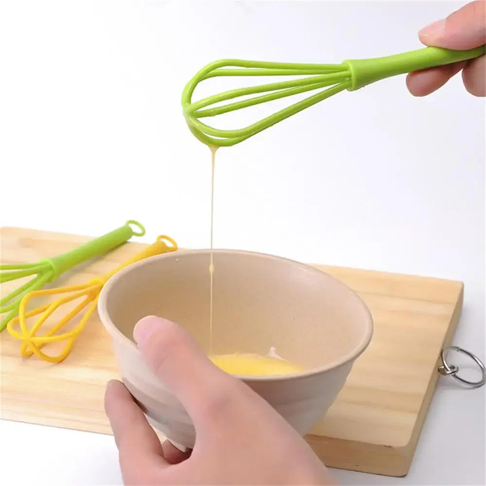Description Picture 2 of itemKitchen Silicone Whisk Non-Slip Egg Beater Milk Frother Kitchen Utensil 17x4cm Kitchen Silicone Egg Beater Tool Easy To Clean