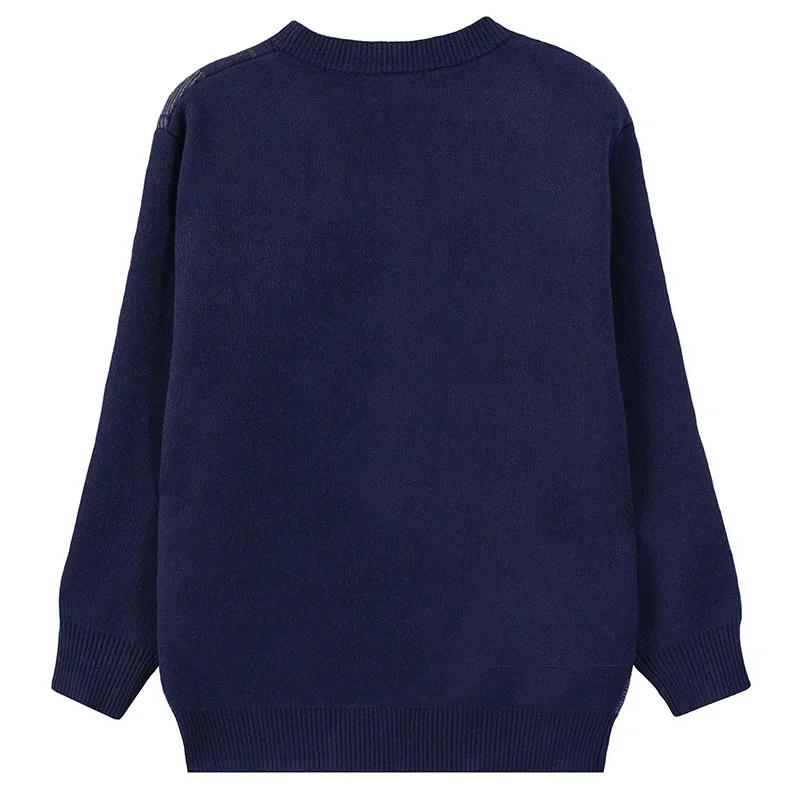 Description Picture 6 of item2024 New Autumn Mens Sweater Fashion V-neck Long-sleeved Sweater Coat Men's Winter Single-breasted Cardigan Jacket