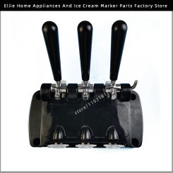 One Set Black Front Panel Block Parts For Donper Soft Ice Cream Machines Fittings