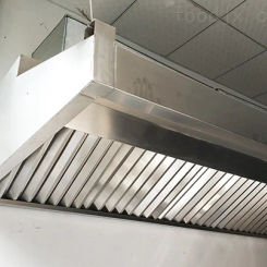Commercial Stainless Steel Kitchen Range Hood Restaurant Cooker Kitchen Extractor Hood Filter