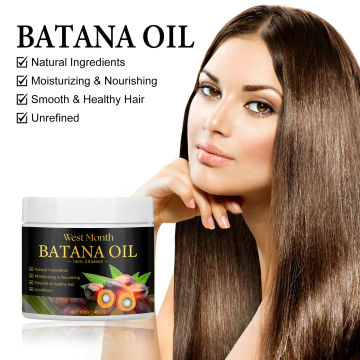 100G West & Month Batana Oil Hair Care Mask Repair Dry and Dry Manic Nourishing Soft Hairs Dense Hair Fixation Hair Vitamins
