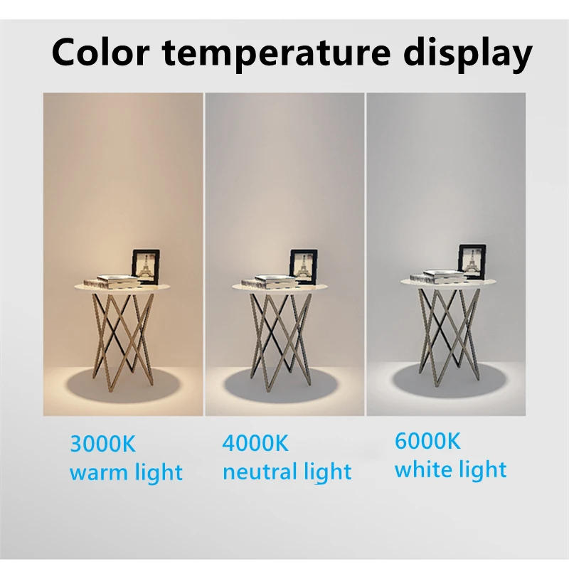 Description Picture 3 of itemRound Frameless COB dimmable Recessed Downlight 7W/10W/15W18W/24W LED Ceiling Spot Light for Bedroom Living room Kitchen