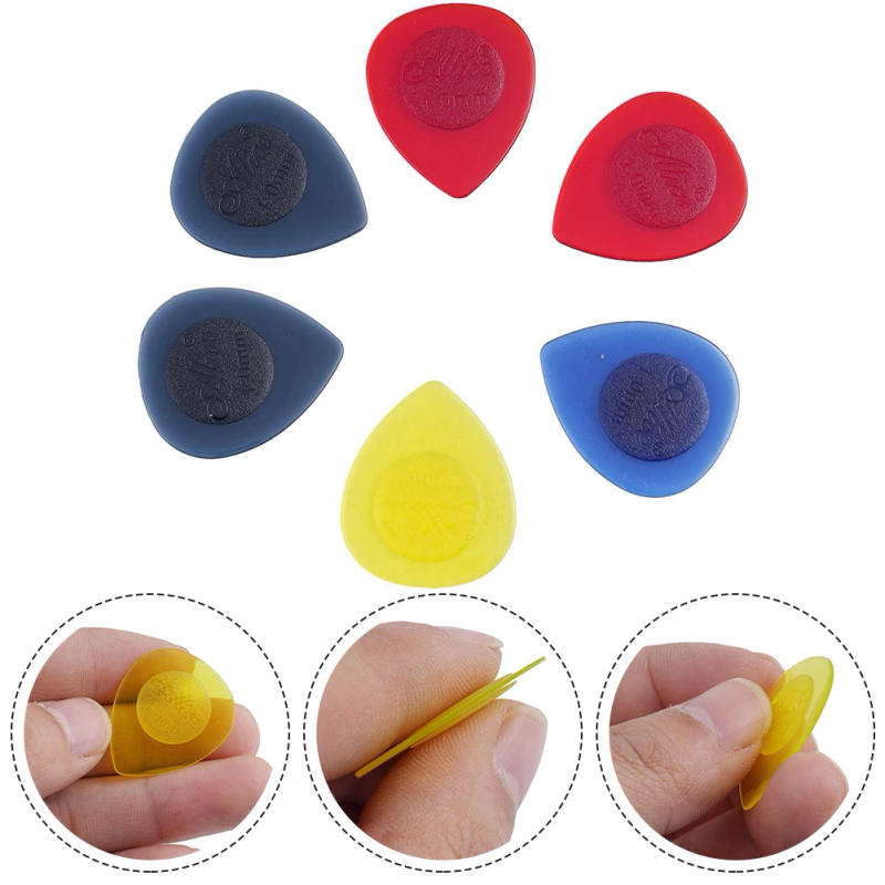 Description Picture 6 of item6pcs Alice Guitar Picks Plectrums Large Stubbies Big 1mm 2mm 3mm Plectrum Mediator Guitar Picks Guitars Accessories