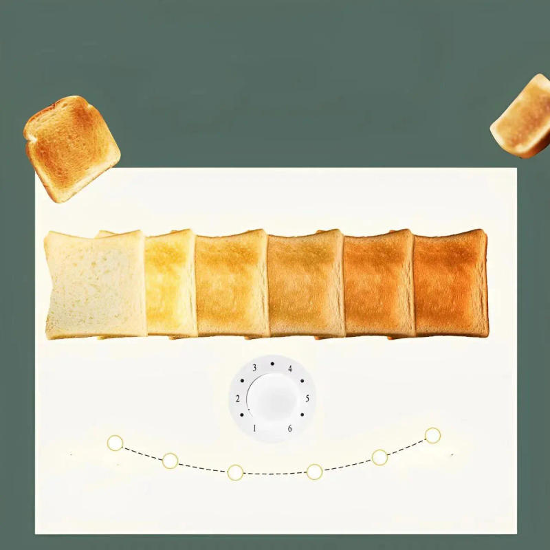 Description Picture 3 of itemToaster 1PC Stainless Steel Toaster Oven Double Sided Bake Heated Toast Sandwich Home Automatic Breakfast Machine