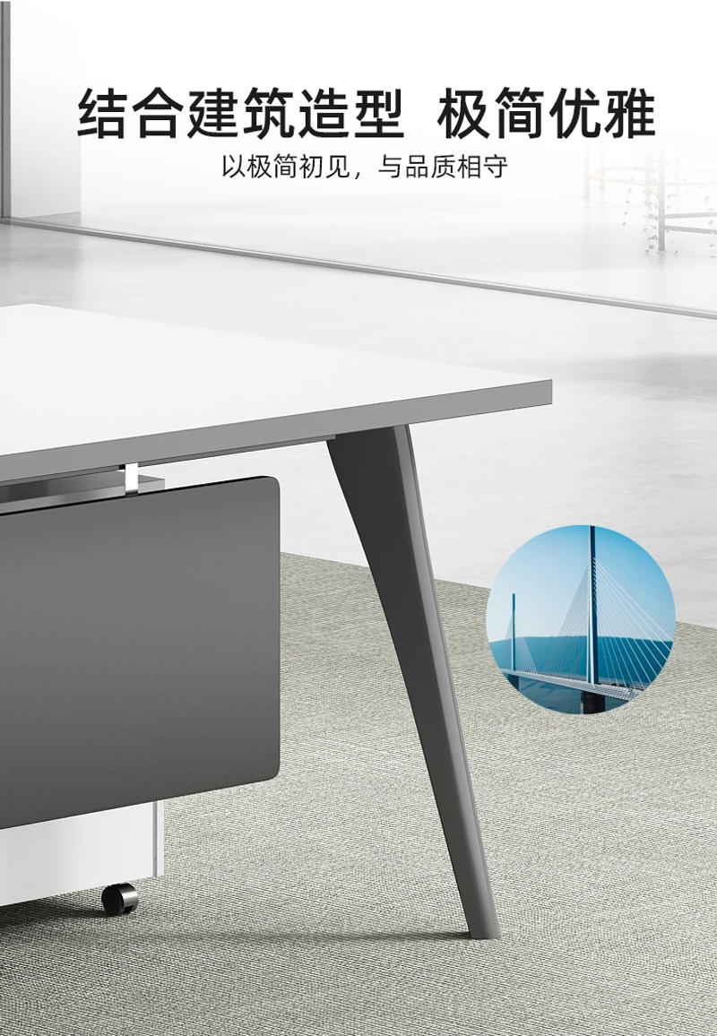 Description Picture 6 of itemStanding Writing Desk Gaming Students Reception Workstation Office Desks Table Storage Scrivania Gaming Grande Modern Furniture