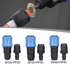 C-Type Self-locking Quick Connectors Kit Compressor Pneumatic Fittings 8/10/12mm Self-Locking Quick Connectors Kit Compressor