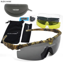 Military Goggles Tactical Polarized Glasses Army Shooting Hunting Eyewear With 4 Lens Men For Outdoor Hiking Cycling Sunglasses
