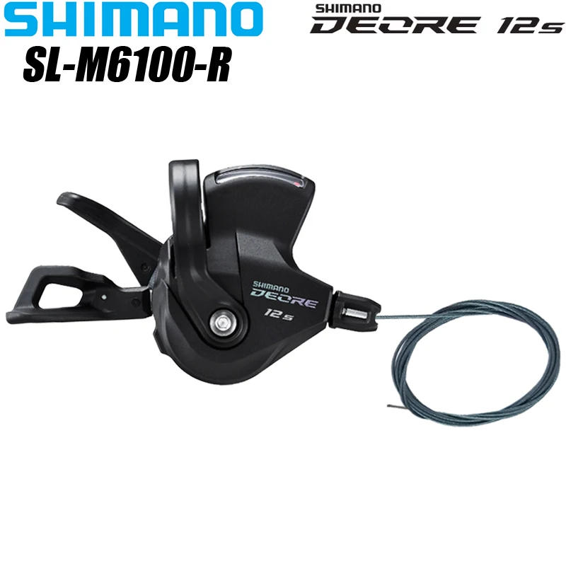 Description Picture 4 of itemSHIMANO DEORE M6100 12s SL M6100 Right Shifter 12 Speed 12V RAPIDFIRE PLUS Shifting Lever Clamp Band MTB Bike Accessories