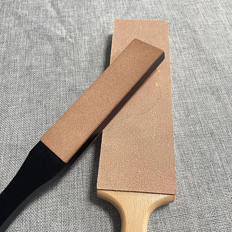 Description Picture 2 of itemDouble-side Knife Polishing Sharpener Sharpening Stone Leather Honing Strop Compound Green Abrasive Paste Polishing Wax Paste