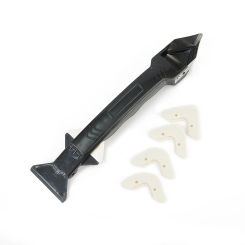 3 In 1 Sealant Angle Scraper Spatula Silicone Grout Caulk Floor Seam Glass Glue Remover Home Removal Tool Kit WHOLESALE