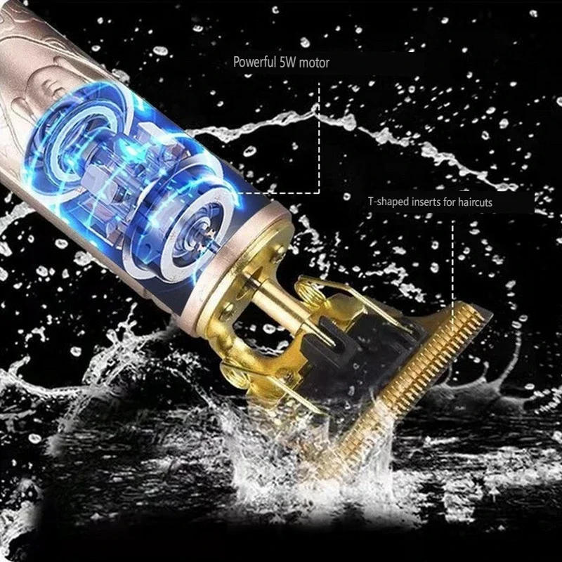 Description Picture 3 of itemProfessional Electric Hair Clipper Rechargeable Cutting Men's Electric Shaver New Trimmer Beard Clipper Barber