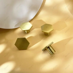 New Nordic Minimalist and Creative Button Handle Designer Pure Copper Drawer Wardrobe Shoe Cabinet Door Circular Handle