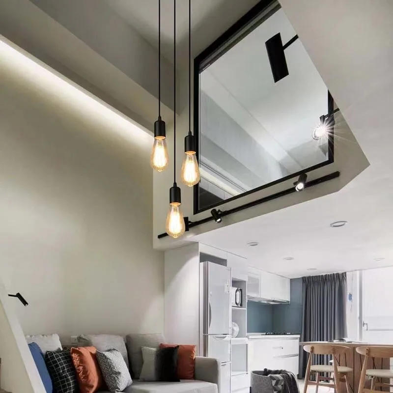 Description Picture 3 of itemSimple Modern Three-head Small Chandelier Led Iron Chandelier Personalized Creative Dining Room Bedroom Living Room Lamp