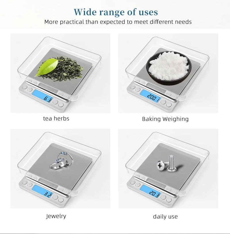 Description Picture 5 of item3Kg/500G 0.01g Digital Kitchen Scale Precision Scales Jewelry Weighing For Food Diet Postal Balance Measuring LCD Electronic