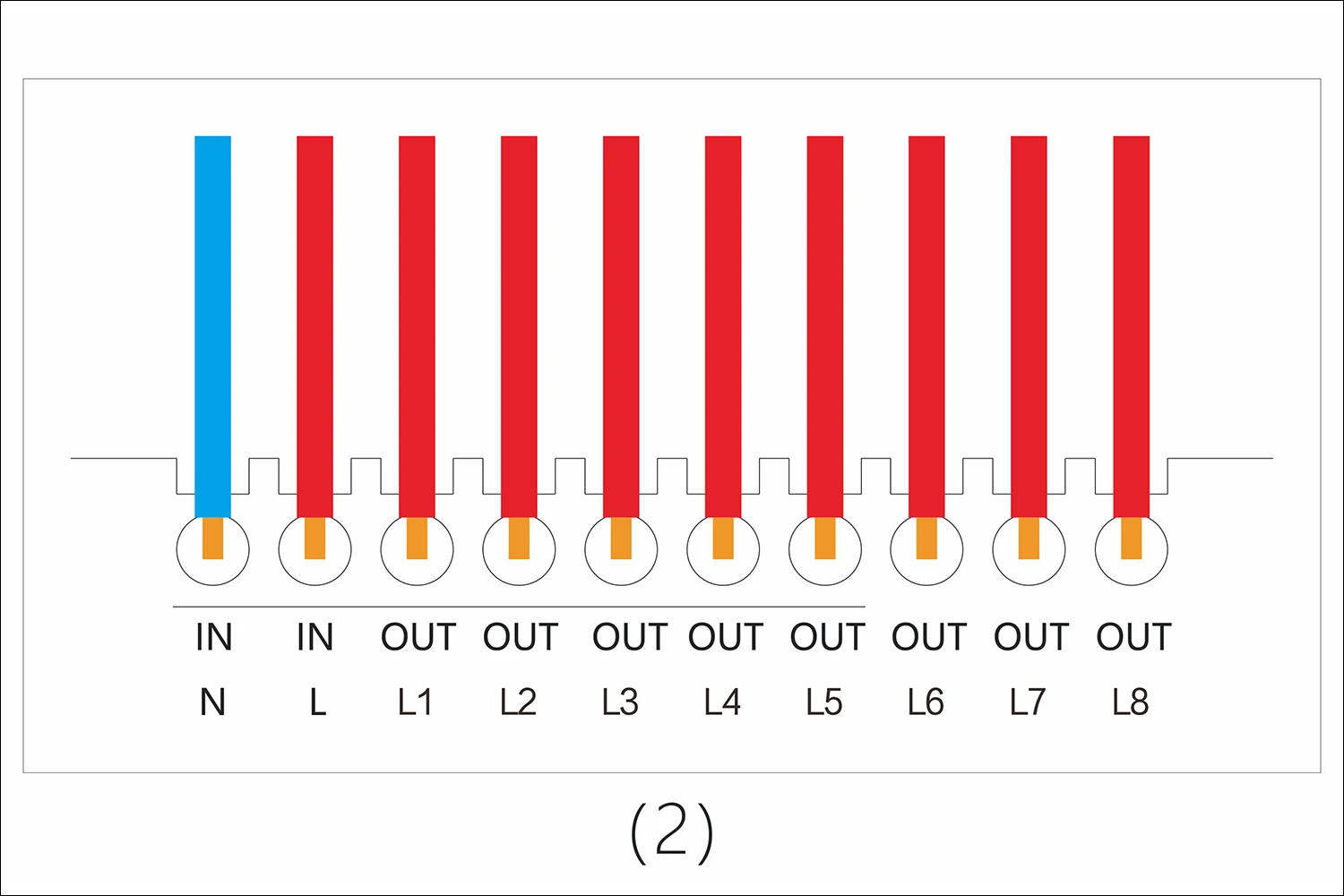 Description Picture 2 of item4x4 Brazil Tuya WiFi Smart Switch,AC 110-220V Touch Panel 4/6/8 Gang Light Switch,APP Control work with Alexa,Google Home