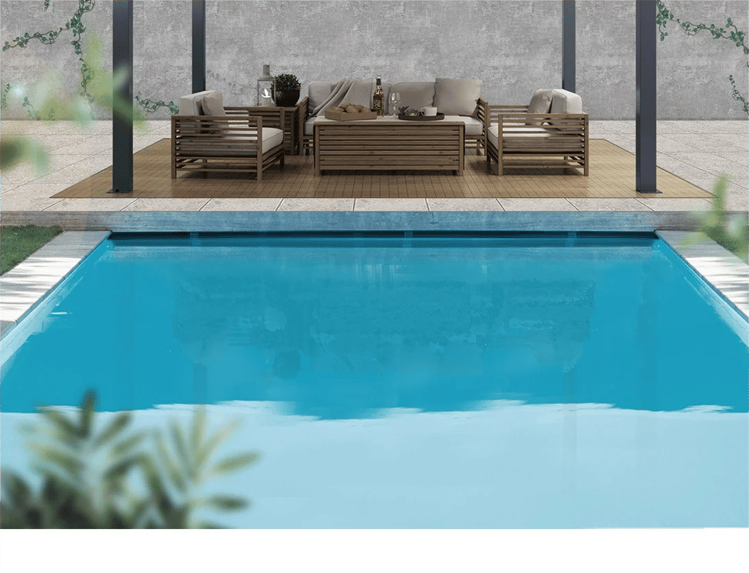 Description Picture 3 of itemOutdoor Garden Villa Roof Yard Electric Adjustable Louver Sun Protection System Gazebo Bioclimatic Louvered Aluminum Pergola