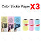 3Rolls Color Sticker