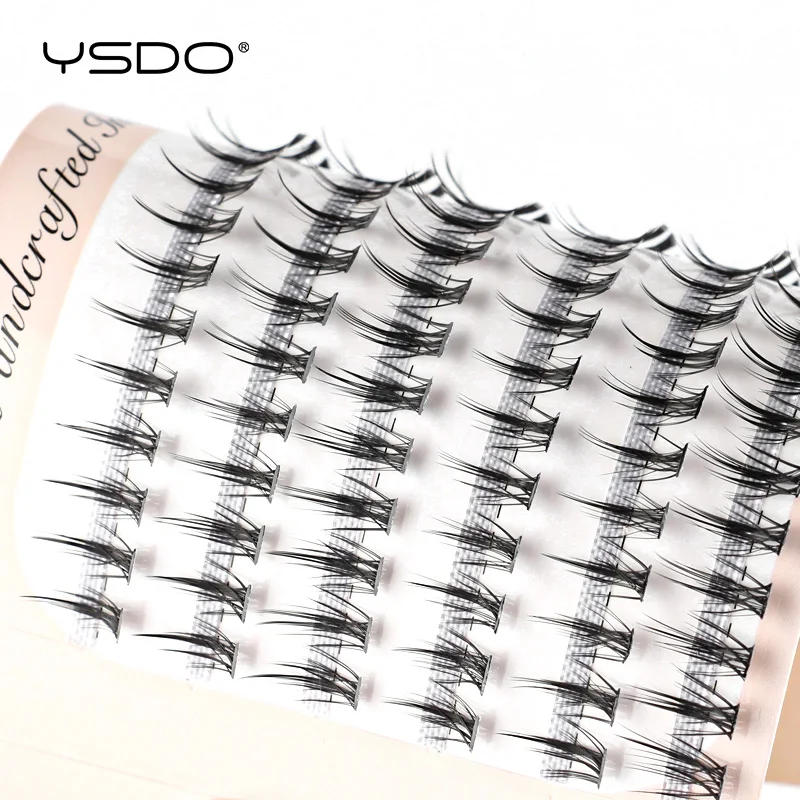 Description Picture 5 of itemYSDO 120 Bundles Individual Eyelashes Russia Natural Mink False Lashes Extension Fluffy Volume Fake Eyelash Cluster Makeup Cilia