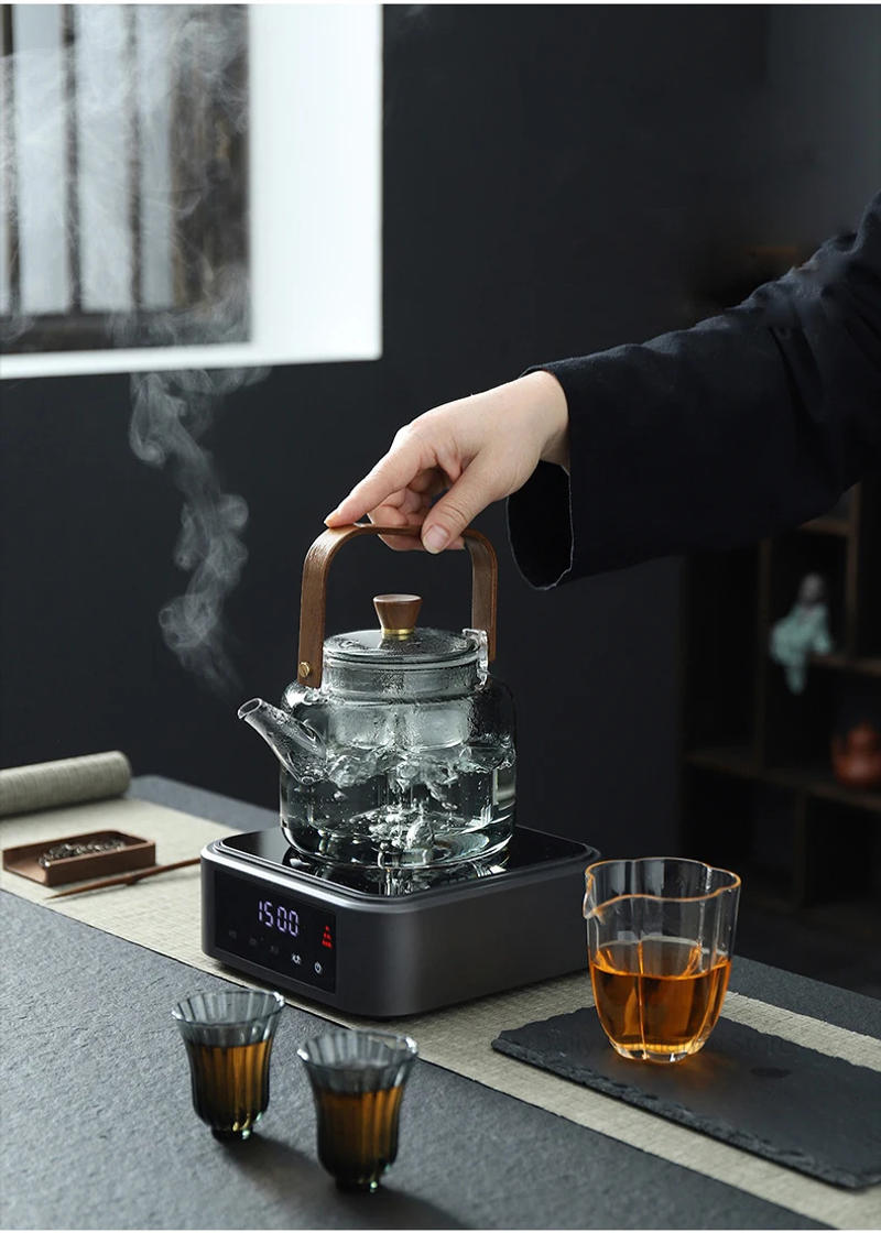 Description Picture 4 of item1500W Electric Ceramic Stove Smart Heater Stove Tea Stove Electric Hot Plate Heating Furnace Mini Tea Maker Water Boiler 220V