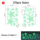 27pcs Green Stars