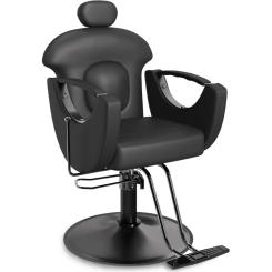 Baha Barber Reclining ,All Purpose Gold Salon Chair for Hair Stylist,360 Degrees Rolling Swivel Styling