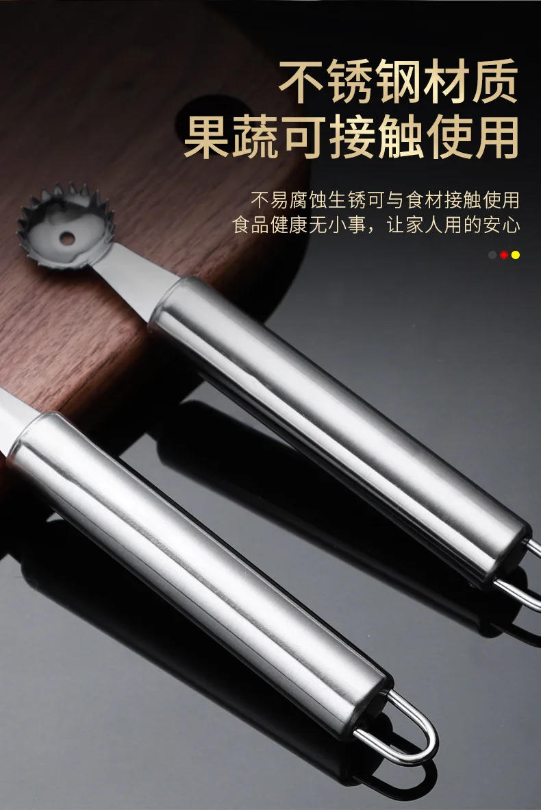 Description Picture 5 of itemStrawberry Huller Metal Tomato Stalks Fruit Leaf Knife Stem Remover Gadget Strawberry Hullers Kitchen Accessories кухня