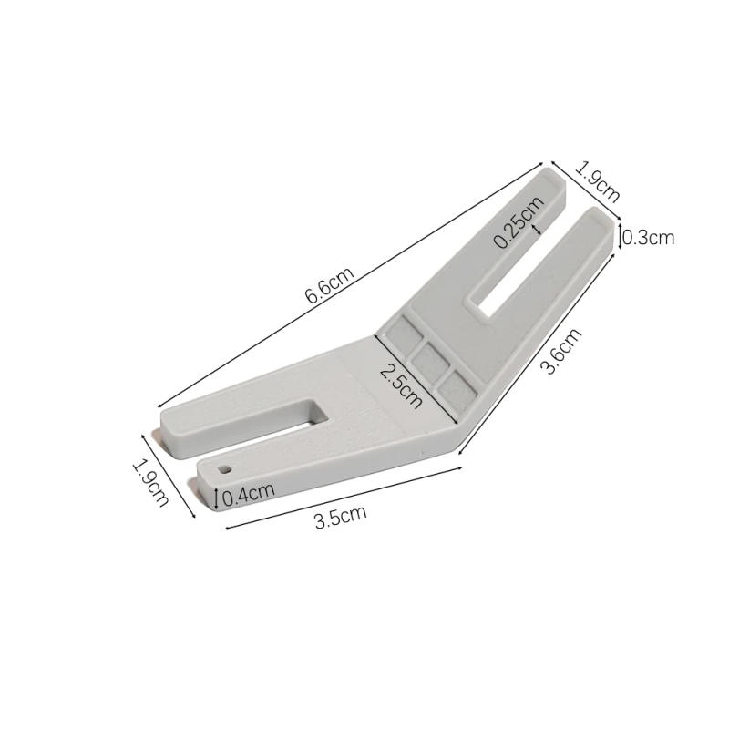 Description Picture 6 of itemSewing Machine Presser Foot Tool Plate Seam Gusset Plate Straight Stitch Foot Sewing Seam Guide for Embroidery Sewing Quilting