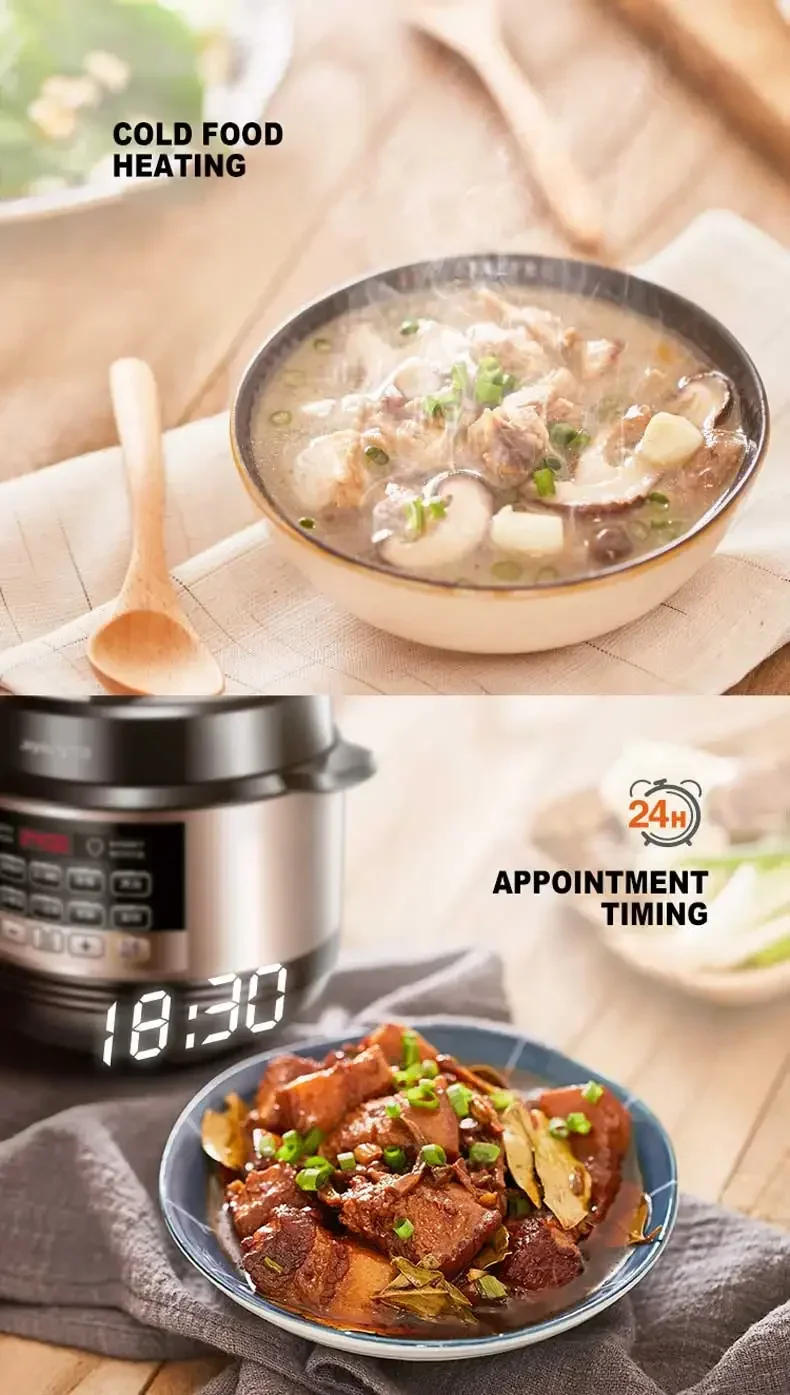 Description Picture 6 of itemHousehold Dual Tank Electric Pressure Cooker Intelligent Electric Pressure Cooker Electric Rice Cooker