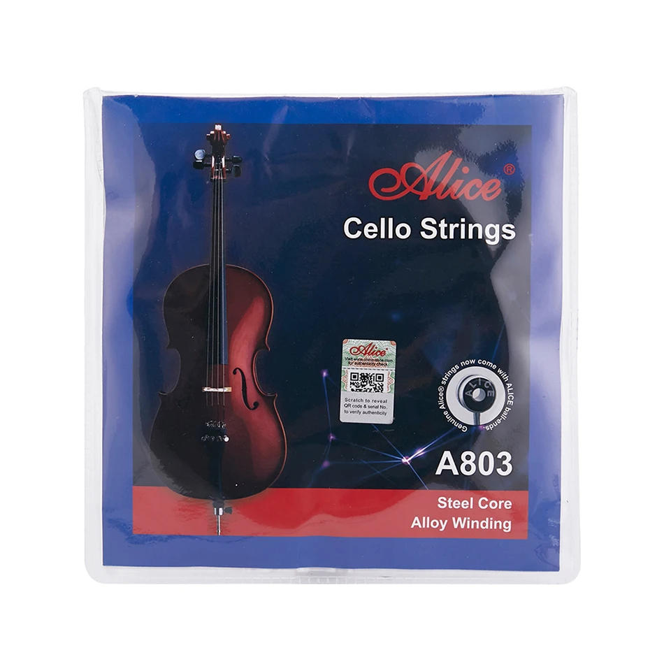 Description Picture 5 of itemAlice A803 Cello Strings Steel Core Alloy Winding 1 Set for 1/10,1/8,1/4,1/2,3/4,4/4 Cellos Practice Using Cello Strings