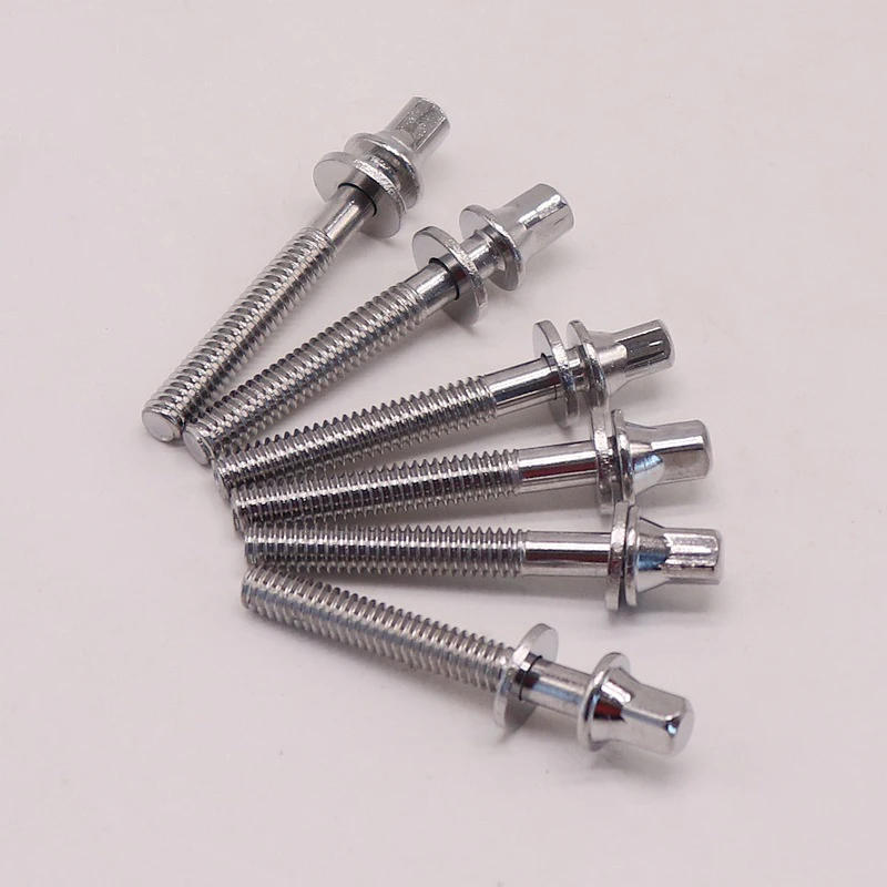 Description Picture 3 of itemM6 common use standard outer square head bolts drum bolts silver drum screws 40mm 45mm 50mm 55mm length 6 pieces 1 lot
