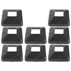 6 Pcs 6x6 Post Base for Concrete Fence Finials Cap Replacement Split Cover Decorate