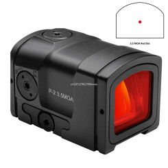 Tactical P-2 Red Dot Reflex Sight 3.5 MOA Compact Hunting Optics w/ 1.54" Riser Mounts Fit for Airsoft Pistol Glock Rifle Scope