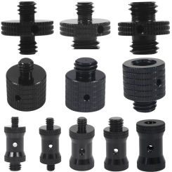 Reinforce Camera Conversion Screw Adapter 1/4 to 3/8 M4 M5 M6 M8 M10 Male Female Screw for Monopod Tripod Ball Lights Bike Mount