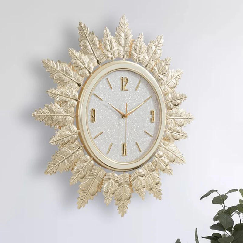 Description Picture 4 of itemArt Mural Wall Clocks Large Bedroom Silent Wall Clock Modern Living Rooms Decoration Clocks Nordic Interior Aesthetic Watch