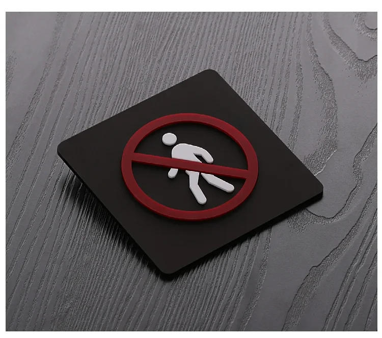 Description Picture 6 of itemWarning Sign WIFI No Smoking Logo No Trespassing Warning Plaque Public Shope Signage Mall Office Buildings Warm Reminder Sign