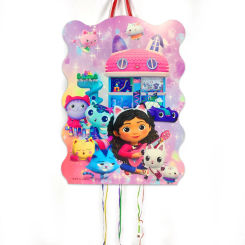 1pcs/lot Gabby House Theme Kids Girls Favors Pinatas Happy Birthday Event Party Decorations DIY Pinata