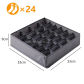 Dark gray 24 grids