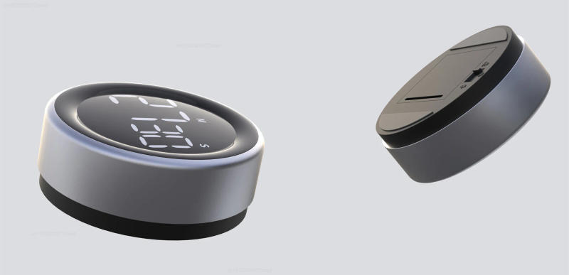 Description Picture 2 of itemXiaomi Digital Countdown Timer with 3 Volume Levels 2 Non-Slip Pads Rotary Mechanical Cooking Timers Cooking Shower Stopwatch