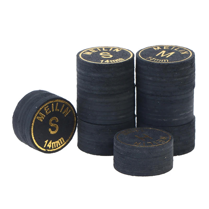 Description Picture 4 of item2pcs/Lot 14mm Japanese Cue Tip Quality Pool Billiard Pigskin Cue Tip 9 Layers Snooker Cue Tip