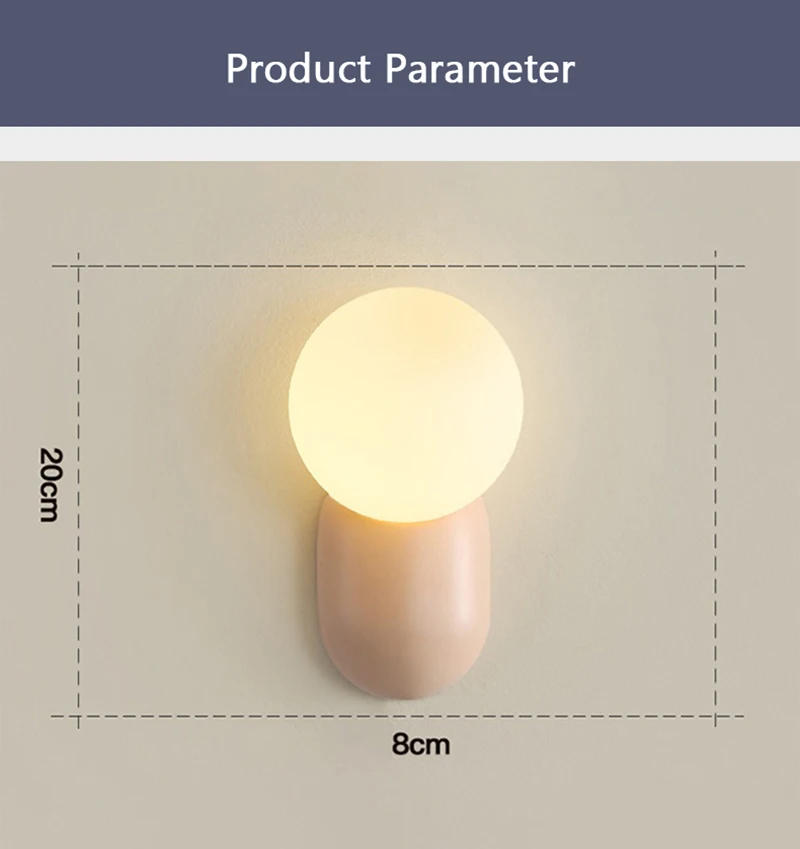 Description Picture 6 of itemCream Wind Bedhead Wall Lamp Bedroom Living Room Wall Light Study Background Children's Room Bedhead Decorative Led Wall Lamps