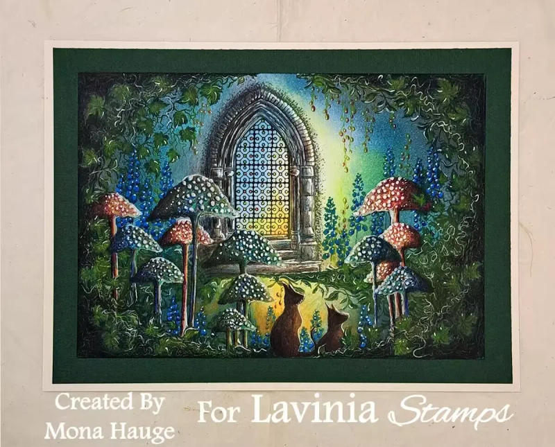 Description Picture 5 of itemNew The Forest Realm Flower Clear Stamps Cut Die for DIY Scrapbook Diary Decoration Template Stencil Supplies Make Card 2024