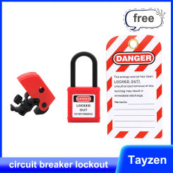 Universal MCB Miniature Circuit Breaker Lockout Electrical Padlock Lockout For Power Isolation LOTO Device Tagout Lockout