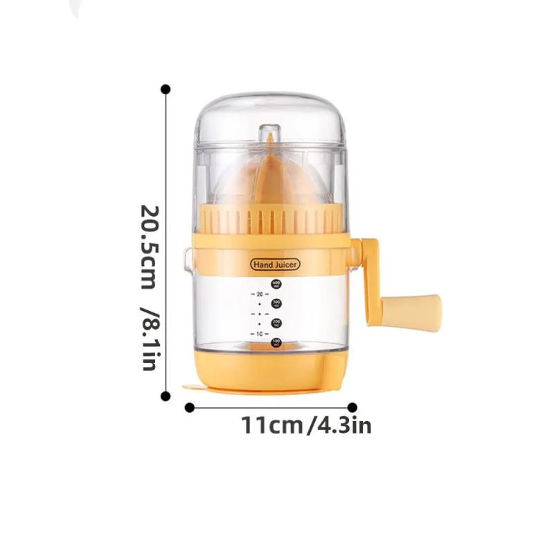 Description Picture 2 of itemSmall 2 In 1 Manual Juicer With Handle Press Reusable Hand Juicer Squeezer With Lid Juice Machine Kitchen Gadgets
