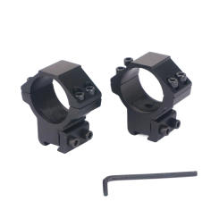 2pcs A Pair Scope Mount 30mm Ring 11mm Dovetail Rail Aluminum Bracket Clamp