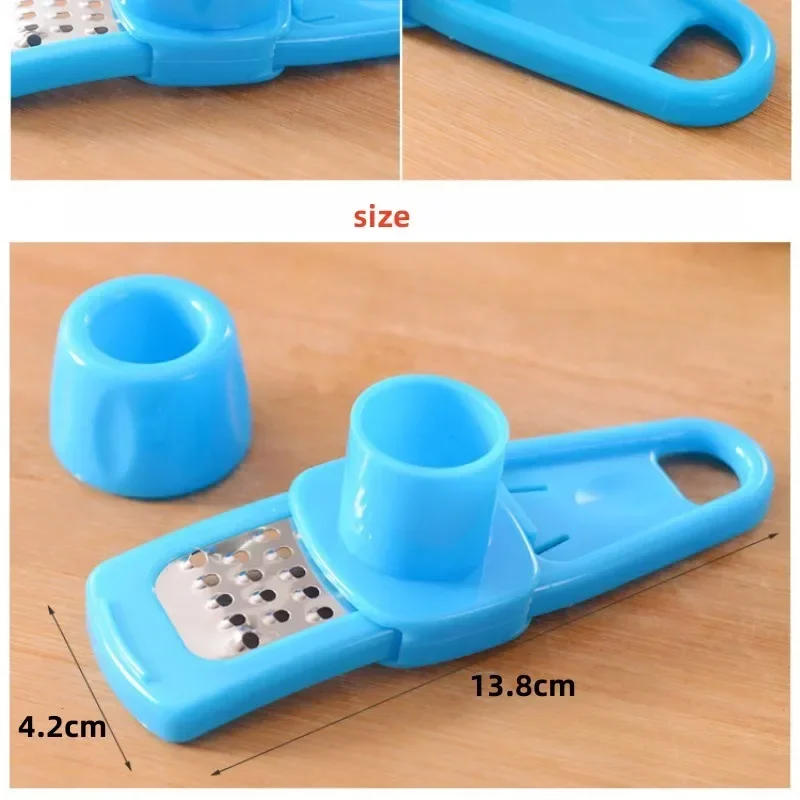 Description Picture 6 of itemNew Ginger Garlic Crusher Press Garlic Grinding Grater Cutter Peeler Manual Garlic Mincer Chopping Tool Kitchen Accessories